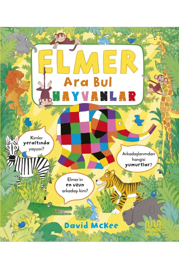 Elmer Ara Bul: Hayvanlar (Ciltli)