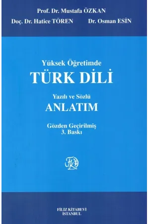 Yüksek Öğretimde Türk Dili Yazılı ve Sözlü Anlatım