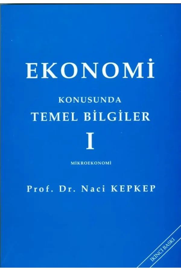 Ekonomi Konusunda Temel Bilgiler I