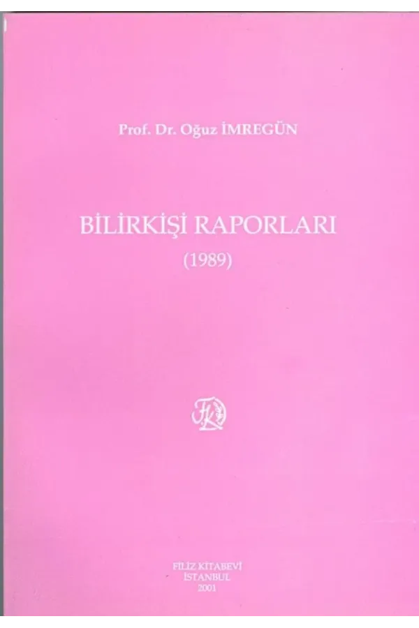 Bilirkişi Raporları 1989