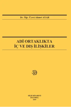 Adi Ortaklıkta İç Ve Dış İlişkiler