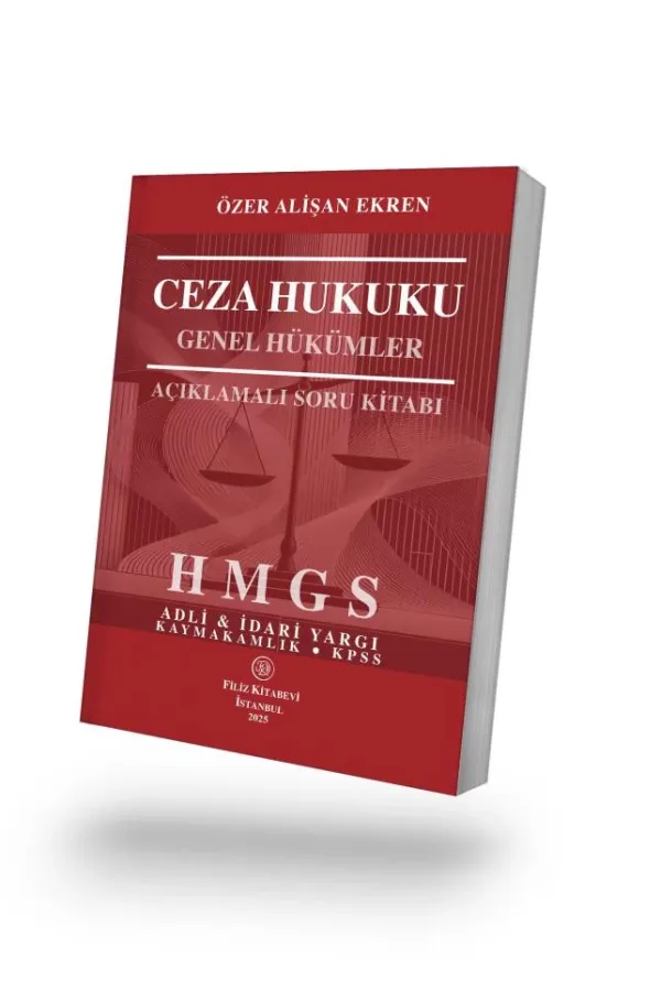 Ceza Hukuku Genel Hükümler Açıklamalı Soru Kitabı