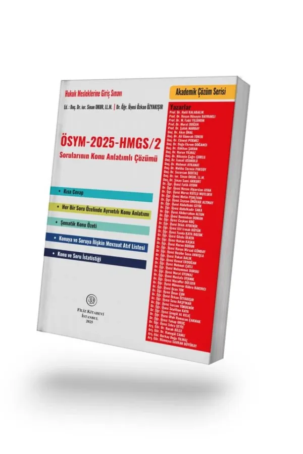 ÖSYM-2025-HMGS/2 Sorularının Konu Anlatımlı Çözümü