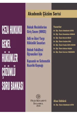 Akademik Çözüm Serisi: Ceza Hukuku Genel Hükümler Çözümlü Soru Bankası
