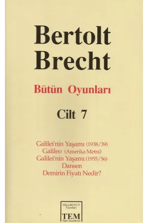 Bertolt Brecht - Bütün Oyunları Cilt 7