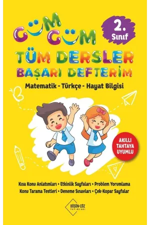 2. Sınıf Güm Güm Tüm Dersler Başarı Defterim: Matematik-Türkçe-Hayat Bilgisi