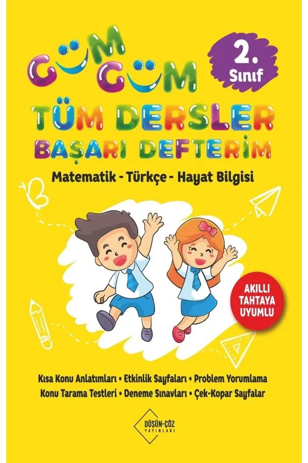2. Sınıf Güm Güm Tüm Dersler Başarı Defterim: Matematik-Türkçe-Hayat Bilgisi