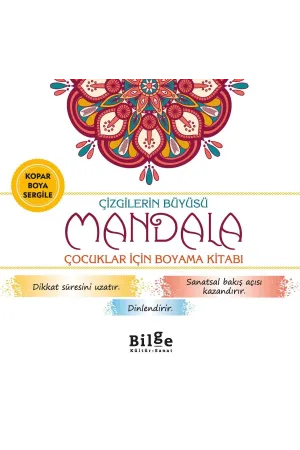 Çizgilerin Büyüsü-Mandala: Çocuklar İçin Boyama Kitabı