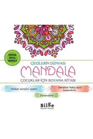 Çizgilerin Dünyası-Mandala: Çocuklar İçin Boyama Kitabı