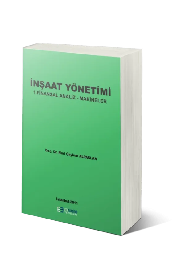 İnşaat Yönetimi 1 - Finansal Analiz Makineler