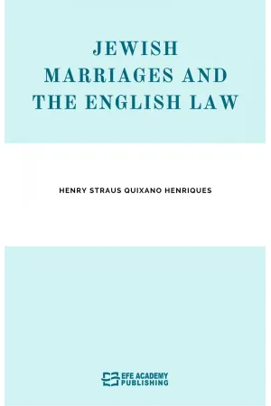Jewish Marriages And The English Law