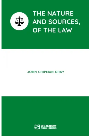 The Nature And Sources Of The Law
