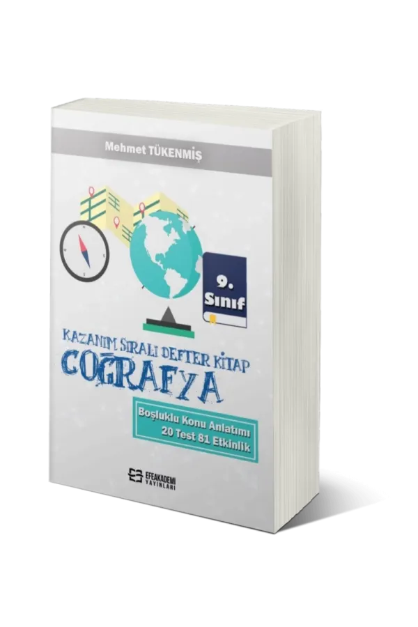 9. Sınıf Coğrafya Kazanım Sıralı Defter Kitap