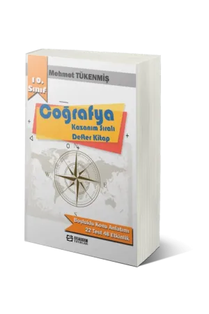 10. Sınıf Coğrafya Kazanım Sıralı Defter Kitap