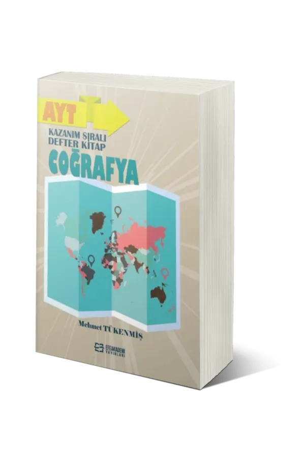 Ayt Coğrafya Kazanım Sıralı Defter Kitap