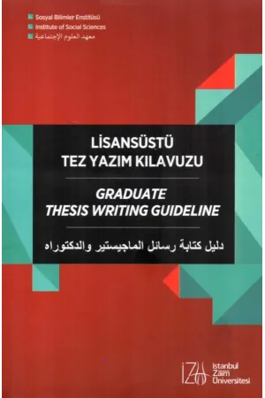 Lisansüstü Tez Yazım Kılavuzu
