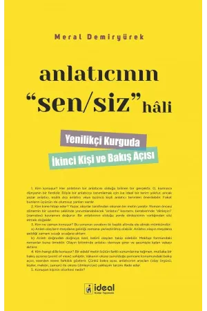Anlatıcının Sen/Siz Hâli