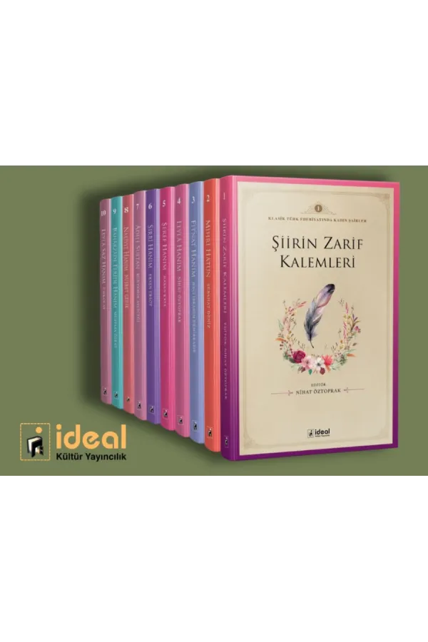 Klasik Türk Edebiyatında Kadın Şairler Serisi 10 Kitap Set