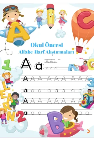 Okul Öncesi Alfabe – Harf Alıştırmaları