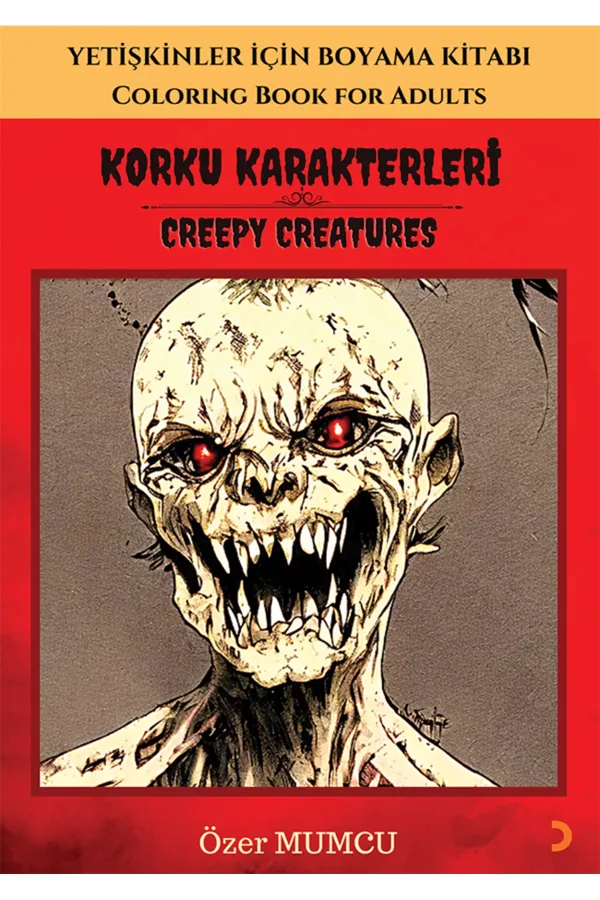 Korku Karakterleri – Yetişkinler için Boyama Kitabı